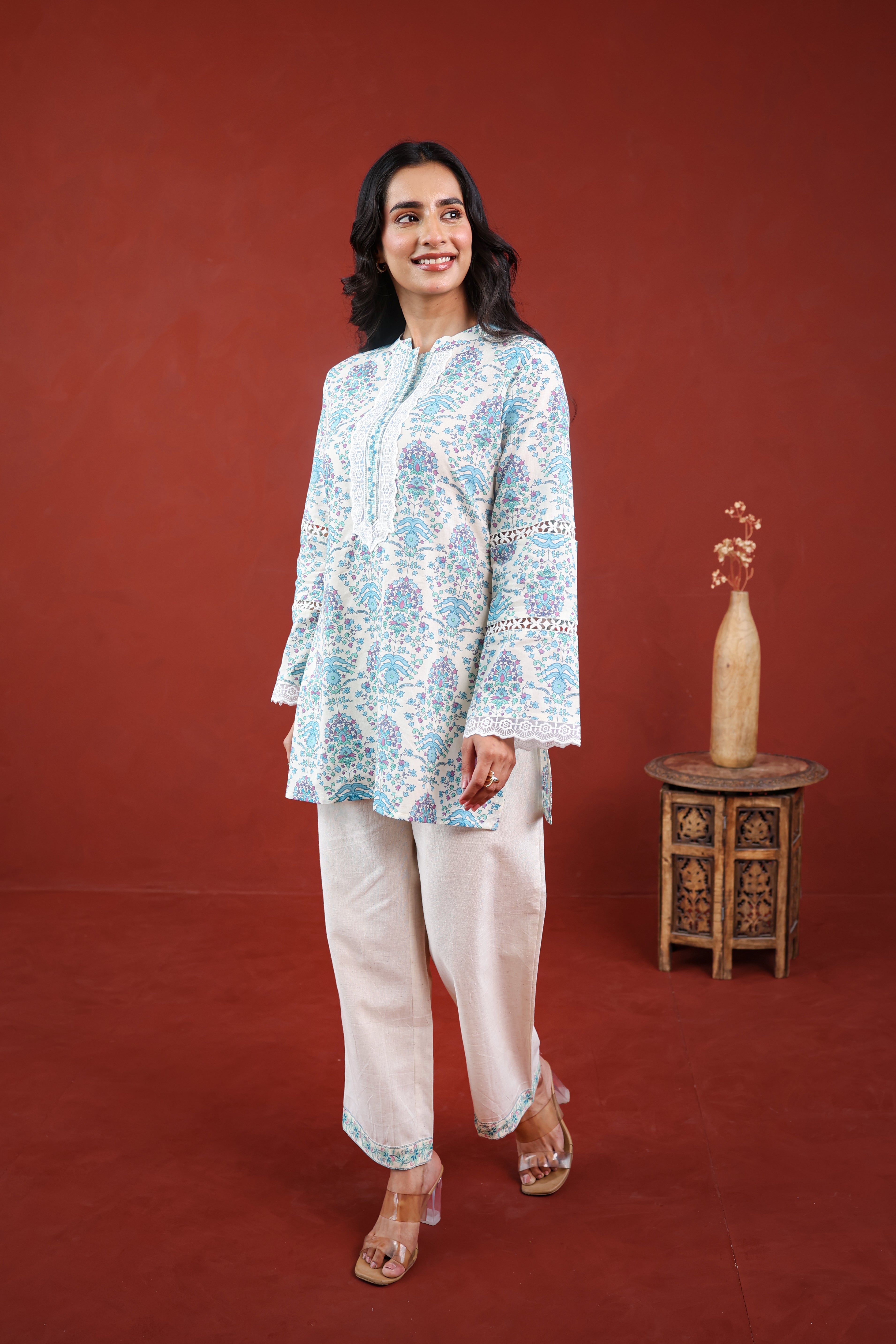 Aura Bloom Kurti Set