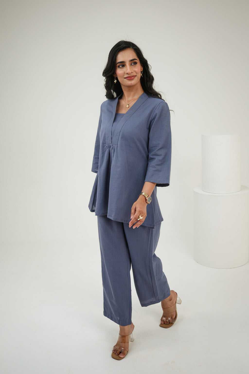 Eira Blue Co-ord Set