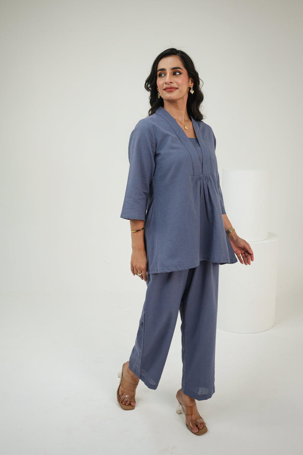 Eira Blue Co-ord Set