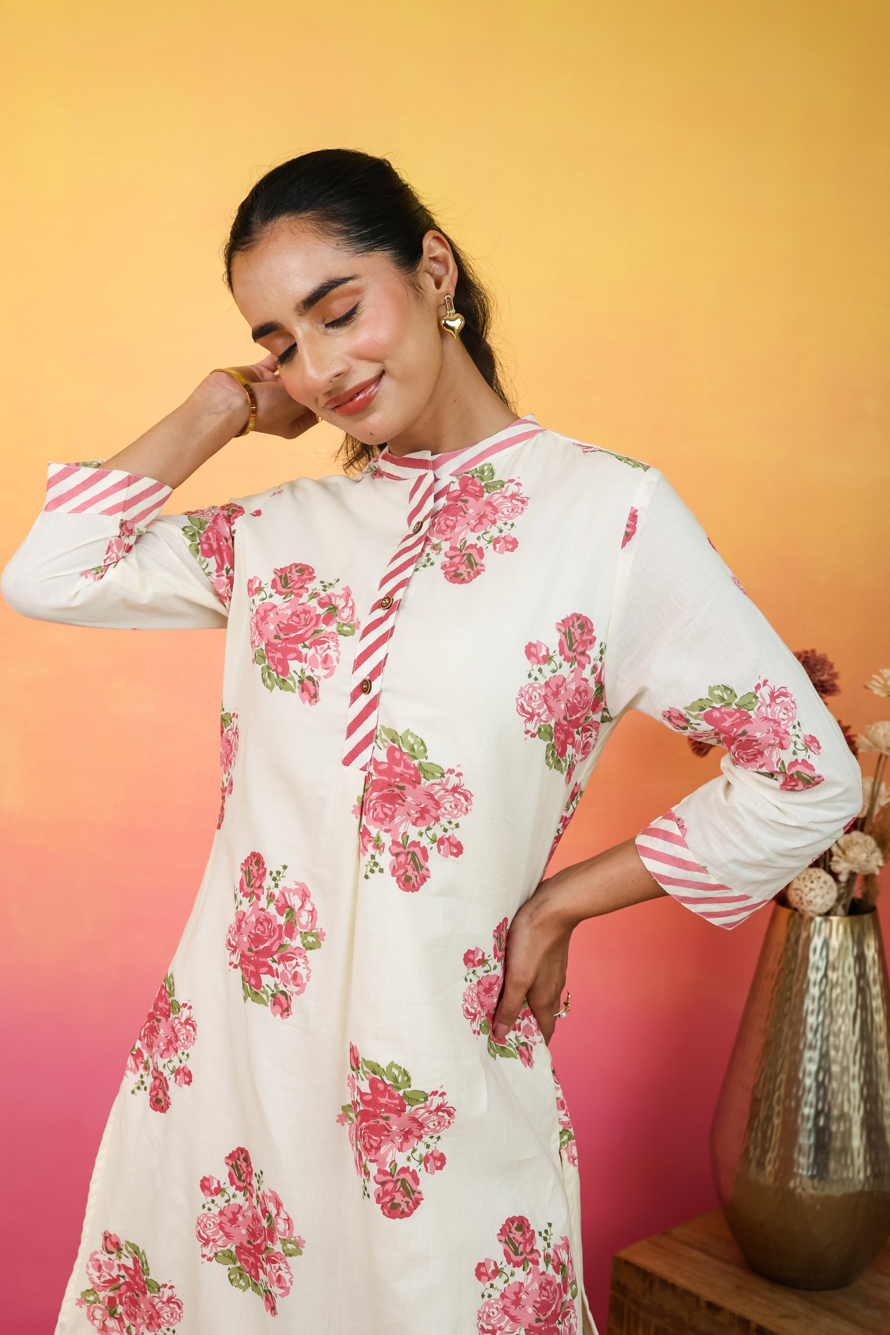 Gul Noor Kurti Set